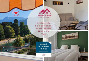 Le Bel'Vue, 5 pers, Hyper Centre vue lac Annecy